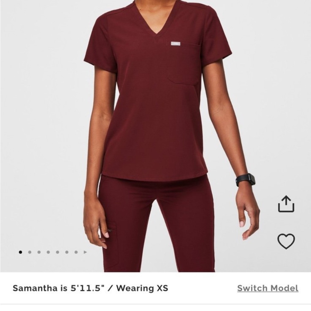 Figs Maroon Bundle - image 1